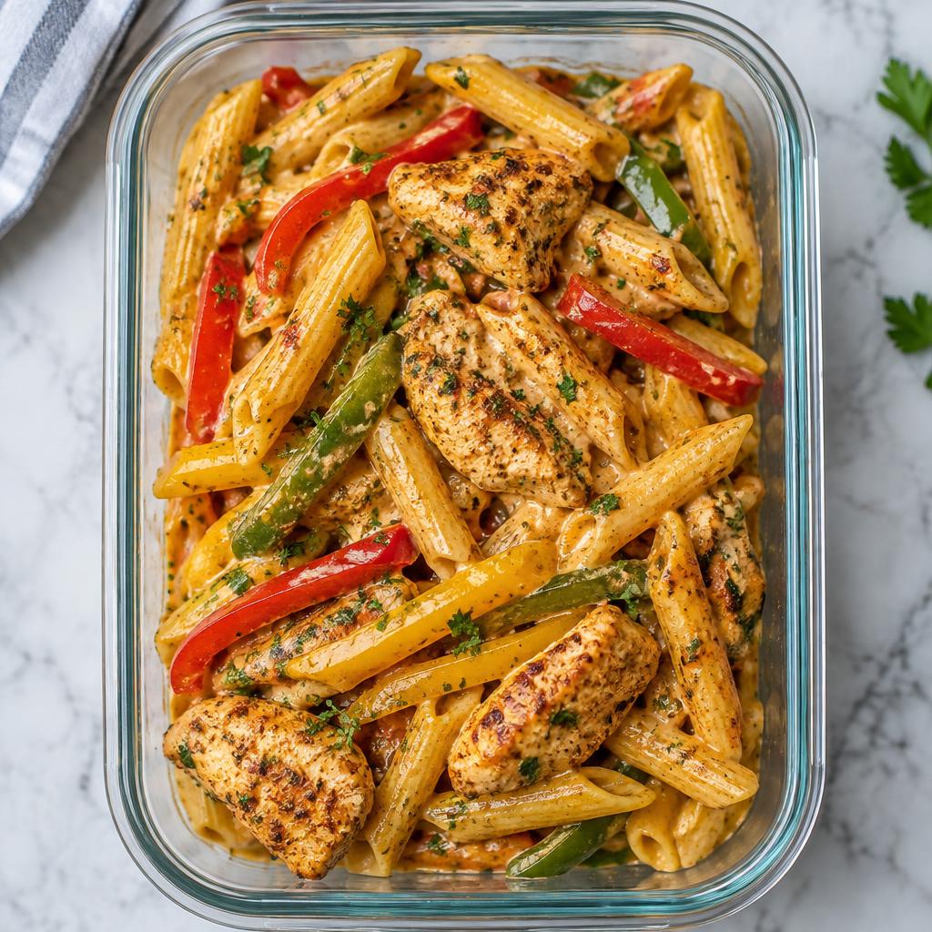 Krämig cajunkycklingpasta