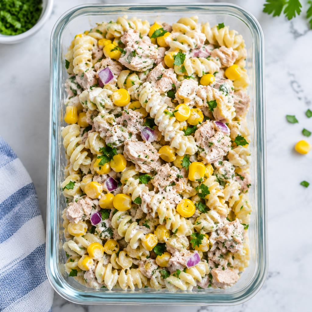 Krämig tonfiskpasta